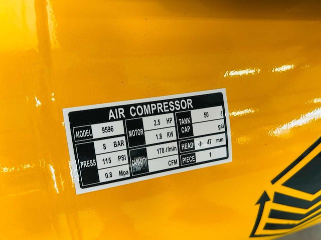 Rte - 2026 - 9596 - 50l luchtcompressor - afbeelding 7 van  8