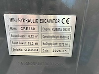Rte - 2026 - cre380 - minigraafmachine 3800kg - afbeelding 18 van  22
