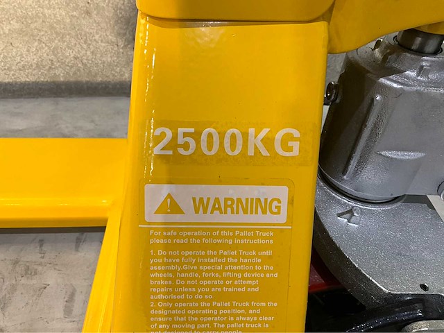 Rte - 2026 - tpo-2550 5852 palletwagen met elektrische weegschaal - afbeelding 4 van  13