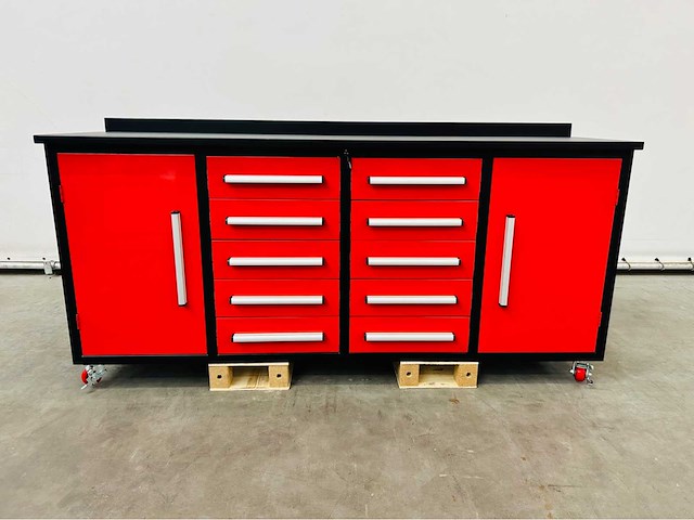 Rte - 7414 - garagewerkbank 223x65x110cm - afbeelding 1 van  7