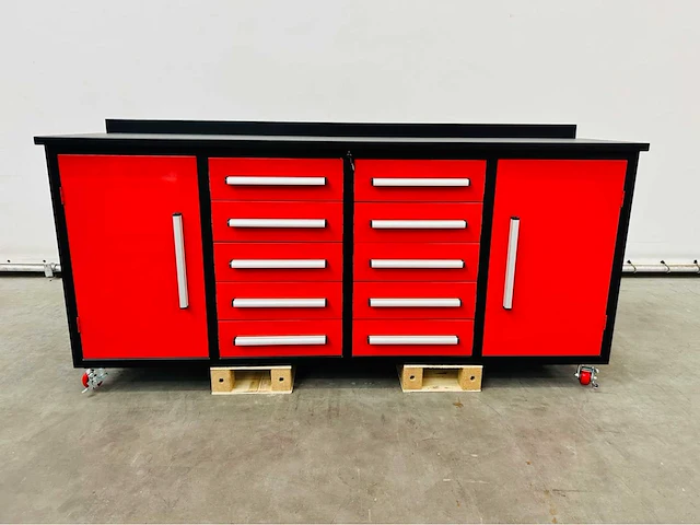 Rte - 7414 - garagewerkbank 223x65x110cm - afbeelding 1 van  7