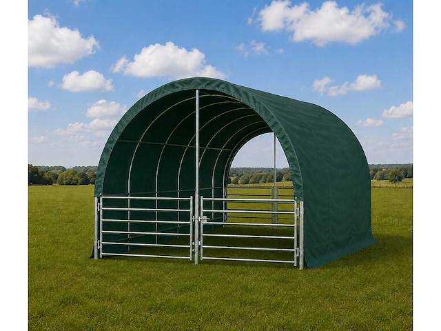 Rte - 8111 - dierenverblijf / cattle tent 4000x4000x3150mm - afbeelding 4 van  7