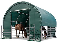 Rte - 8112 - dierenverblijf / cattle tent 6000x6000x3700mm - afbeelding 2 van  6