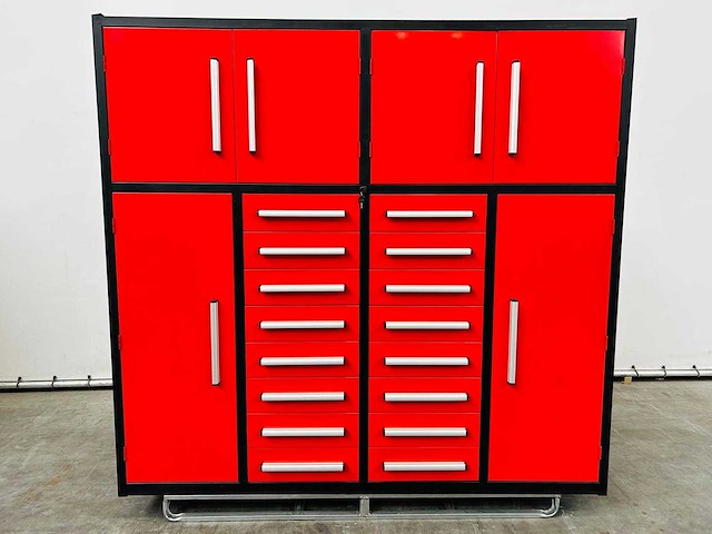 Rte - 8113 - werkplaats wandkast 2200x650x2050mm - afbeelding 1 van  3