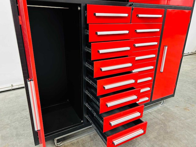 Rte - 8113 - werkplaats wandkast 2200x650x2050mm - afbeelding 3 van  6