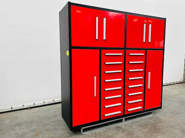 Rte - 8113 - werkplaats wandkast 2200x650x2050mm - afbeelding 2 van  5