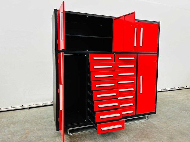 Rte - 8113 - werkplaats wandkast 2200x650x2050mm - afbeelding 6 van  7