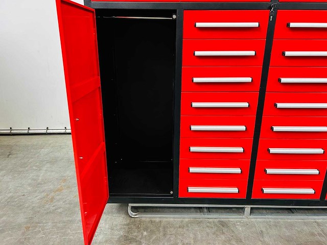 Rte - 8113 - werkplaats wandkast 2200x650x2050mm - afbeelding 4 van  5