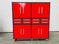 Rte - 8120 - werkplaats wandkast 2200x520x2200mm