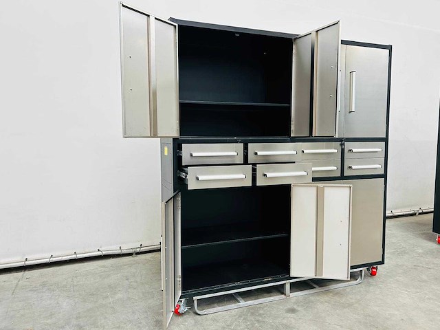 Rte - 8121 - werkplaats wandkast 2200x520x2200mm - afbeelding 9 van  13