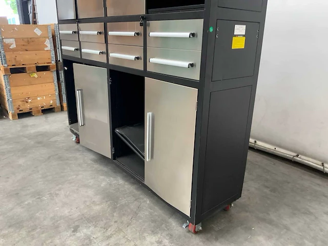 Rte - 8121 - werkplaats wandkast 2200x520x2200mm - afbeelding 6 van  11