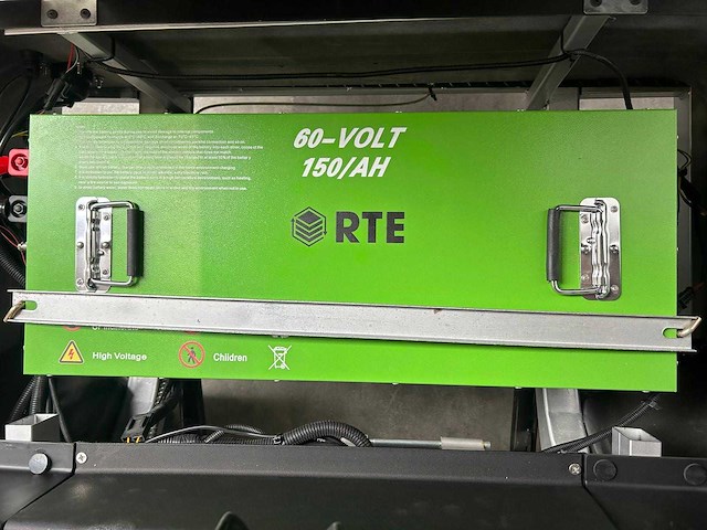 Rte - elektrische golfkar 4+2 zits oranje - afbeelding 24 van  24