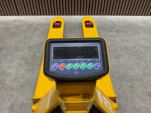 Rte 2500 kg hand hydraulische palletwagen met weegschaal - afbeelding 15 van  41