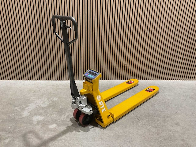 Rte 2500 kg hand hydraulische palletwagen met weegschaal - afbeelding 16 van  41