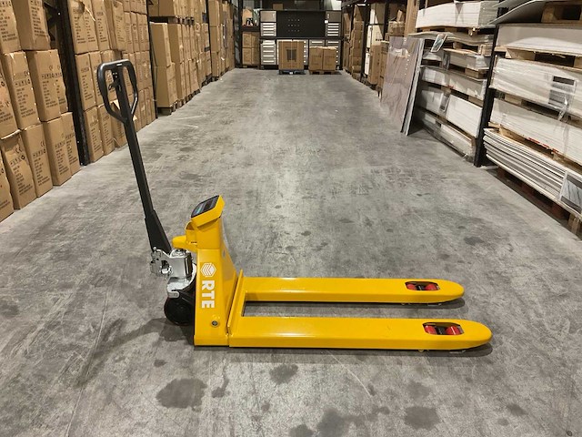 Rte 2500 kg hand hydraulische palletwagen met weegschaal - afbeelding 25 van  41