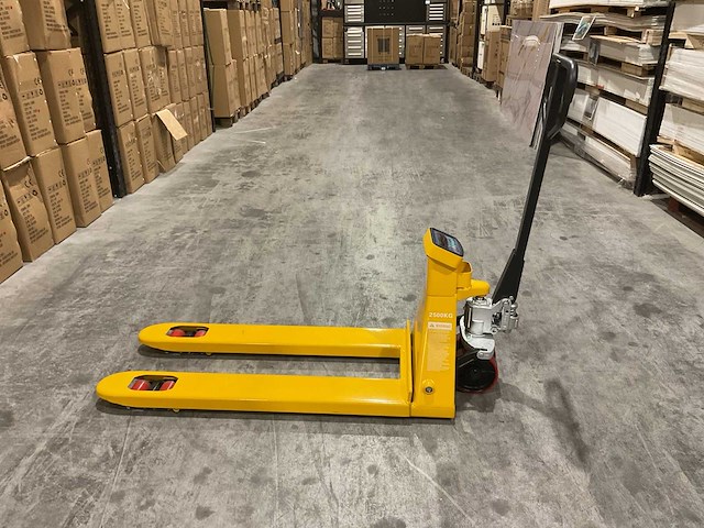 Rte 2500 kg hand hydraulische palletwagen met weegschaal - afbeelding 32 van  41