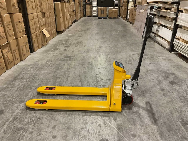Rte 2500 kg hand hydraulische palletwagen met weegschaal - afbeelding 32 van  41