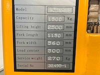 Rte 5859 manuele stapelaar 1.5t 2.5m dubbele ketting - afbeelding 8 van  11