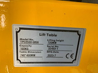 Rte plateauwagen lift 150kg - afbeelding 3 van  4