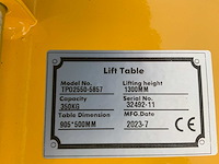 Rte plateauwagen lift 350kg - afbeelding 5 van  6