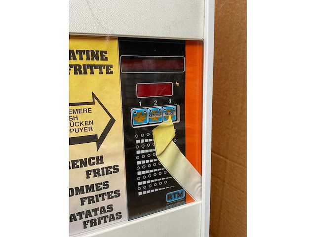 Rtm flying chips vending patat machine - afbeelding 4 van  6