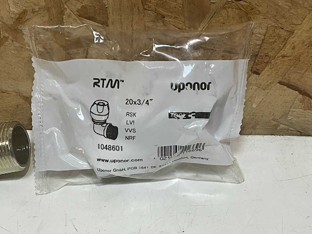 Rtm uponor haaks puntstuk 20x3/4 (12x) - afbeelding 3 van  3