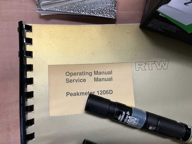 Rtw ppm studio apparatuur - afbeelding 8 van  8