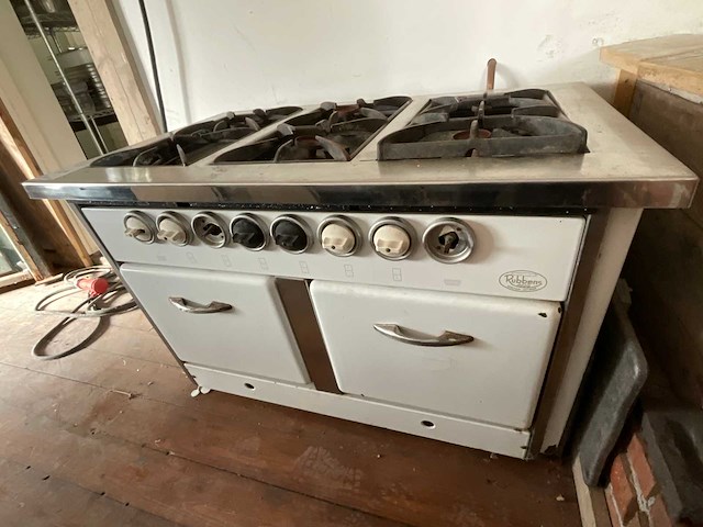 Rubbens 6-pits nostalgisch gasfornuis - afbeelding 1 van  10