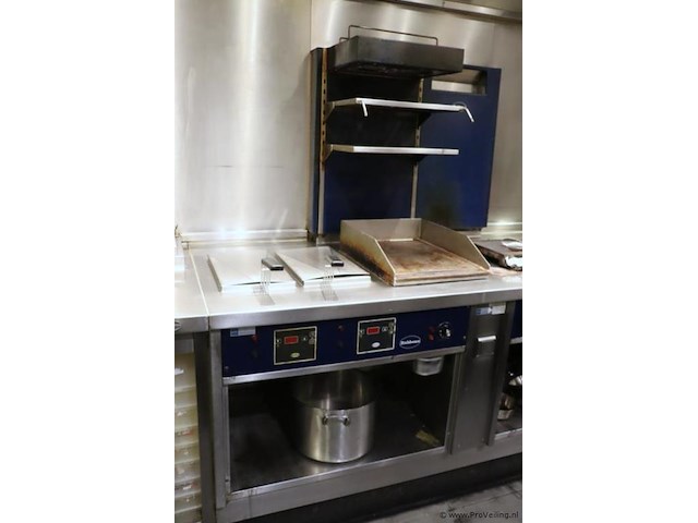 Rubbens rvs horeca bakwand (gasfornuis/grill/frituur) - afbeelding 6 van  13