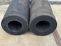 Rubber cilindrische fender (10x) - afbeelding 2 van  3