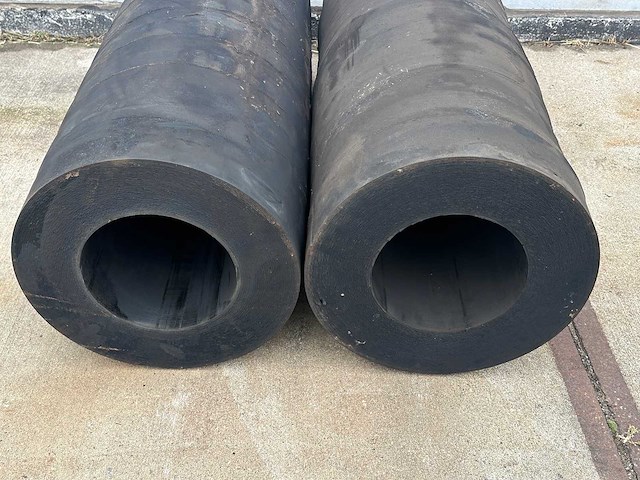 Rubber cilindrische fender (10x) - afbeelding 2 van  3