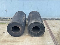 Rubber cilindrische fender (50x) - afbeelding 1 van  3