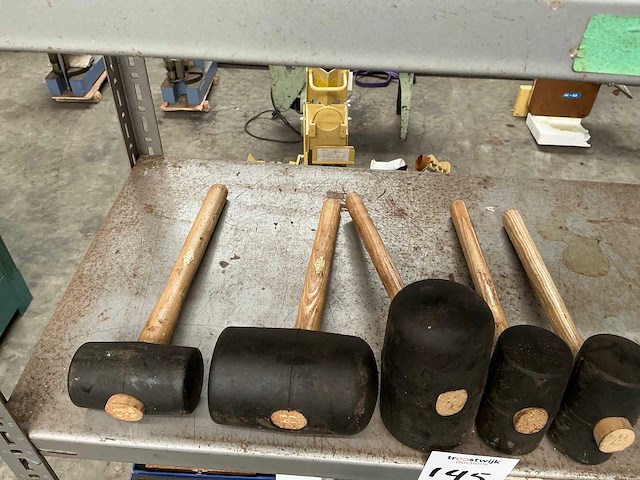 Rubber hamer (5x) - afbeelding 2 van  3