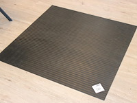 Rubber kabel-beschermingsmat 102 x 100 cm. - afbeelding 1 van  1