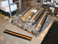 Rubber kabelbrug met lengte 97 cm. 10 stuks. worden voor de hand uitgegeven vanaf pallet. - afbeelding 1 van  3