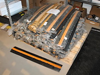 Rubber kabelbrug met lengte 97 cm. 10 stuks. worden voor de hand uitgegeven vanaf pallet. - afbeelding 1 van  3