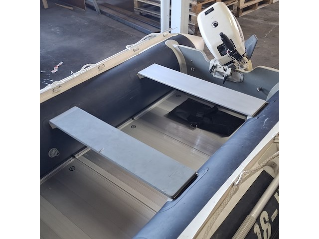 Rubberboot, allpa, 330 / sens350 | aluminium bodem, met buitenboordmotor johnson | 15 pk - afbeelding 5 van  24