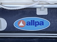 Rubberboot, allpa, 330 / sens350 | aluminium bodem, met buitenboordmotor johnson | 15 pk - afbeelding 8 van  24