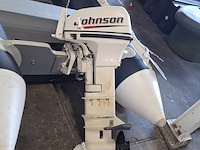 Rubberboot, allpa, 330 / sens350 | aluminium bodem, met buitenboordmotor johnson | 15 pk - afbeelding 15 van  24