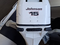 Rubberboot, allpa, 330 / sens350 | aluminium bodem, met buitenboordmotor johnson | 15 pk - afbeelding 17 van  24