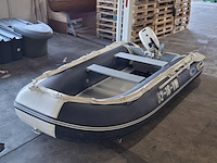 Rubberboot, allpa, 330 / sens350 | aluminium bodem, met buitenboordmotor johnson | 15 pk - afbeelding 12 van  24