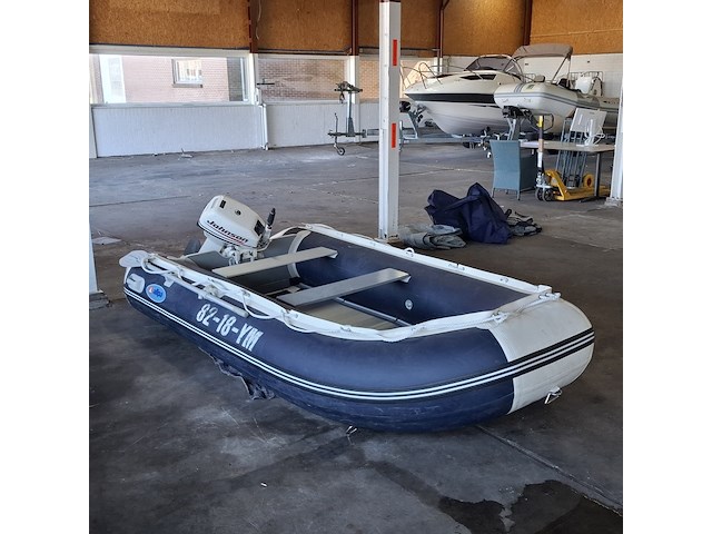 Rubberboot, allpa, 330 / sens350 | aluminium bodem, met buitenboordmotor johnson | 15 pk - afbeelding 19 van  24