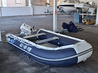 Rubberboot, allpa, 330 / sens350 | aluminium bodem, met buitenboordmotor johnson | 15 pk - afbeelding 19 van  24