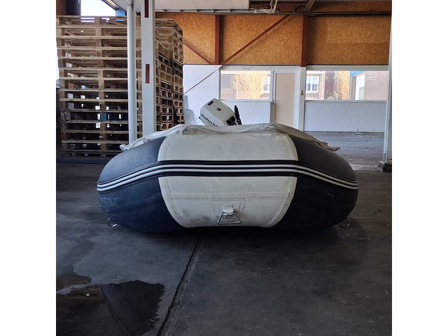 Rubberboot, allpa, 330 / sens350 | aluminium bodem, met buitenboordmotor johnson | 15 pk - afbeelding 20 van  24