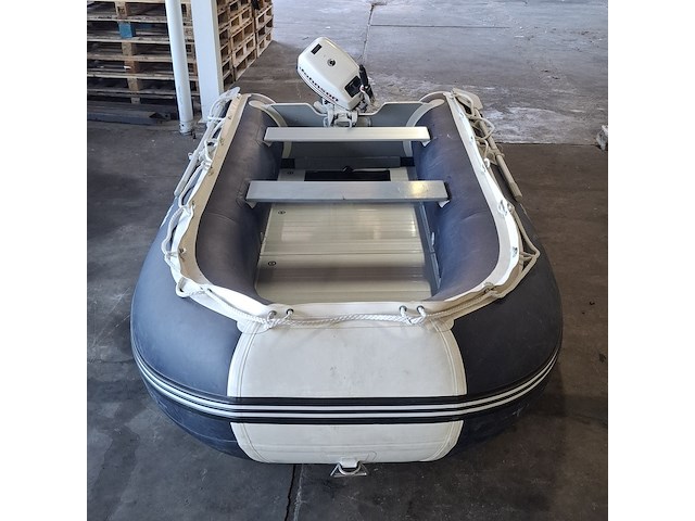 Rubberboot, allpa, 330 / sens350 | aluminium bodem, met buitenboordmotor johnson | 15 pk - afbeelding 21 van  24