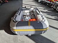 Rubberboot hibo 430 met aluminium vloerdelen en diverse opties, grijs / chroom - afbeelding 3 van  13