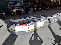 Rubberboot hibo 430 met aluminium vloerdelen en diverse opties, grijs / chroom - afbeelding 4 van  13