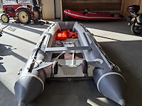 Rubberboot hibo 430 met aluminium vloerdelen en diverse opties, grijs / chroom - afbeelding 5 van  13