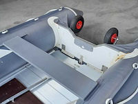 Rubberboot hibo 430 met aluminium vloerdelen en diverse opties, grijs / chroom - afbeelding 11 van  13