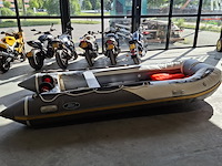 Rubberboot hibo 430 met aluminium vloerdelen en diverse opties, grijs / chroom - afbeelding 13 van  13